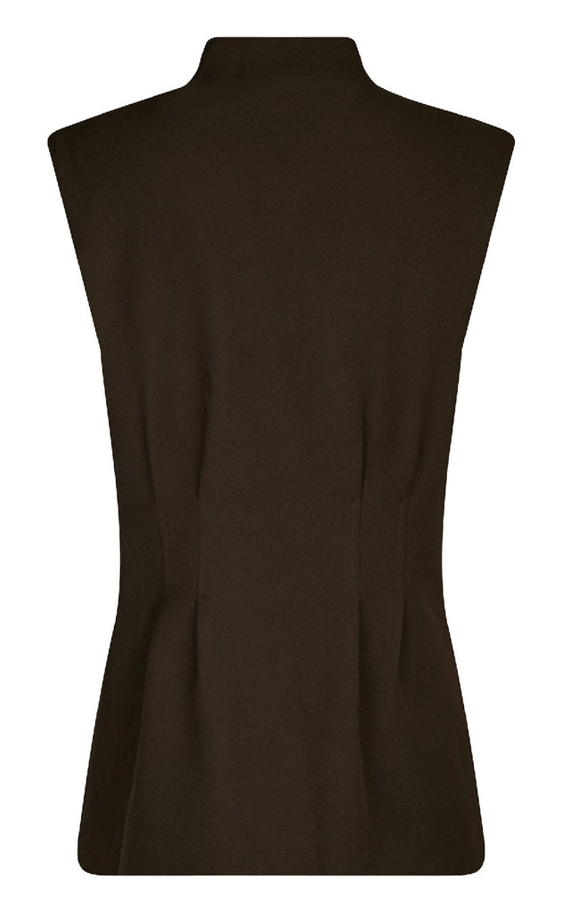 Neo Noir Vest - Finna Structure - Dark Brown