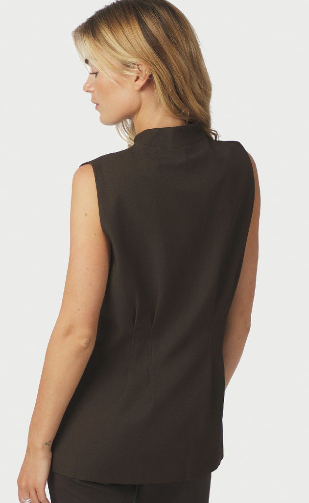 Neo Noir Vest - Finna Structure - Dark Brown