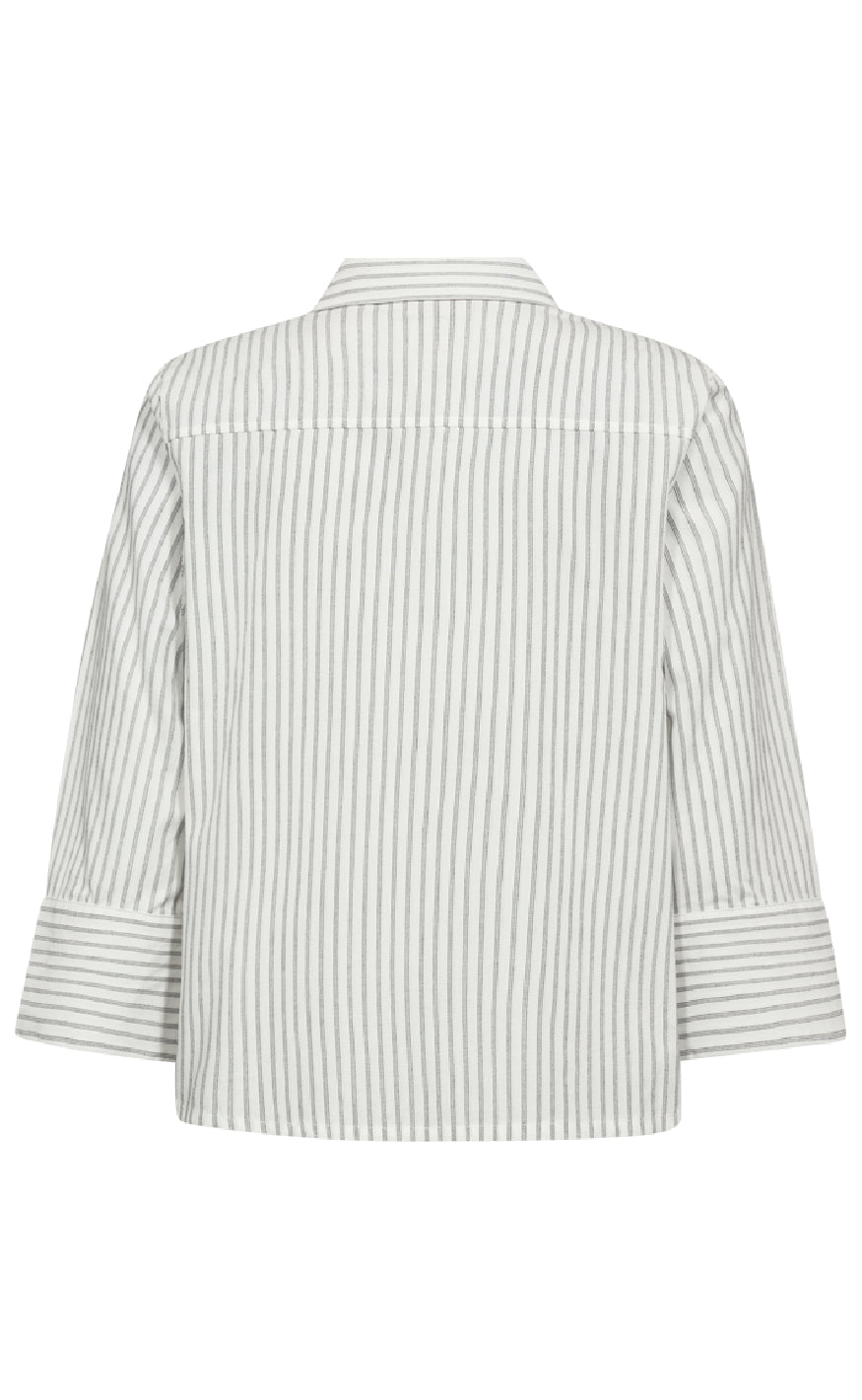 Freequent Skjorte - Fiona - Star Off-White w. Salute