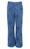 Black Colour Bukser - Fiola - Denim Blue