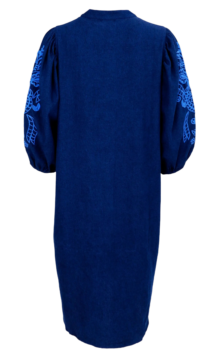 Black Colour Kjole - Fiona - Denim