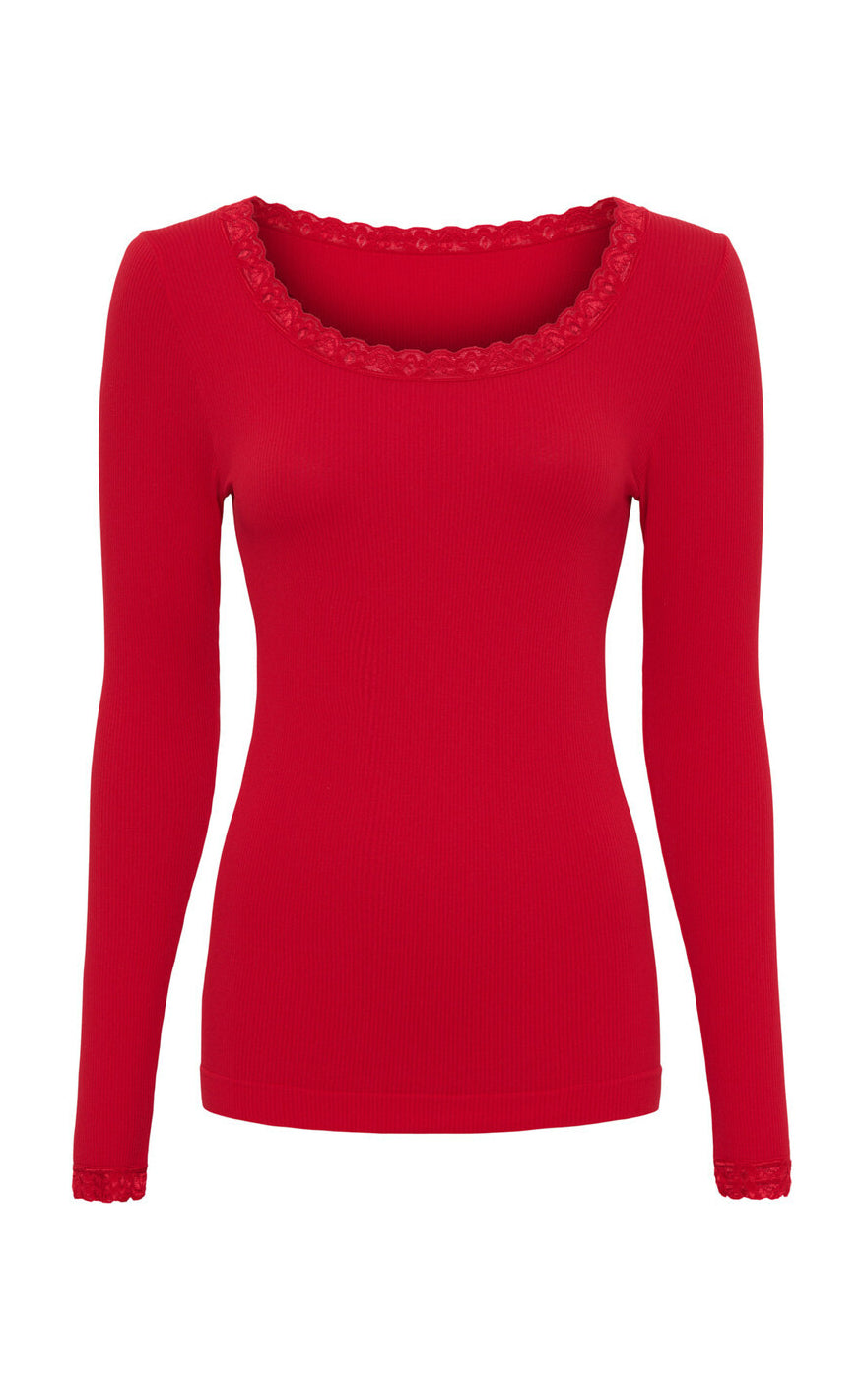 Tim & Simonsen Bluse - Frida Rib - Rosso