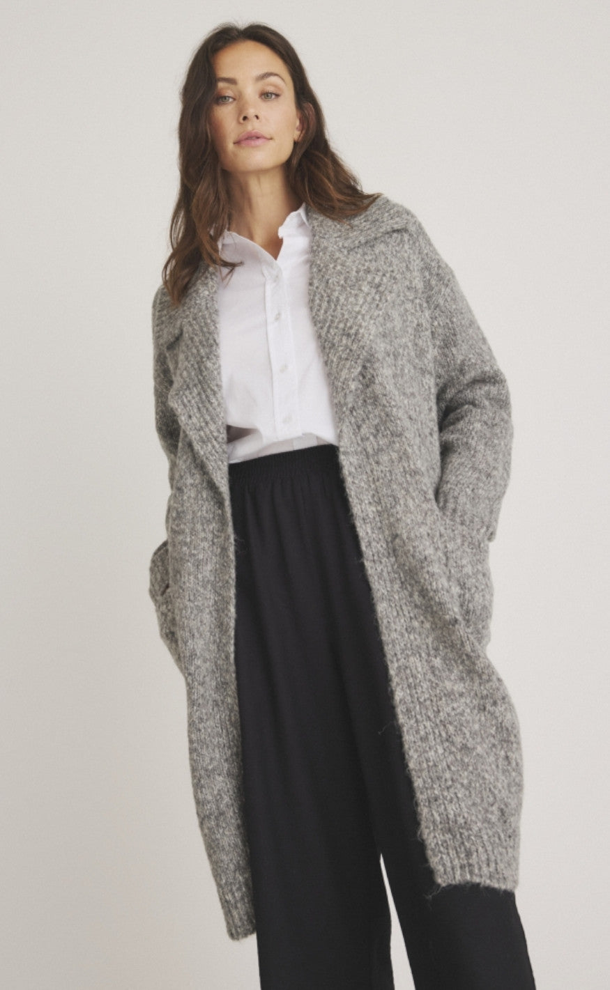 Luxzuz Genser - Kerensa - Dark Grey Melange