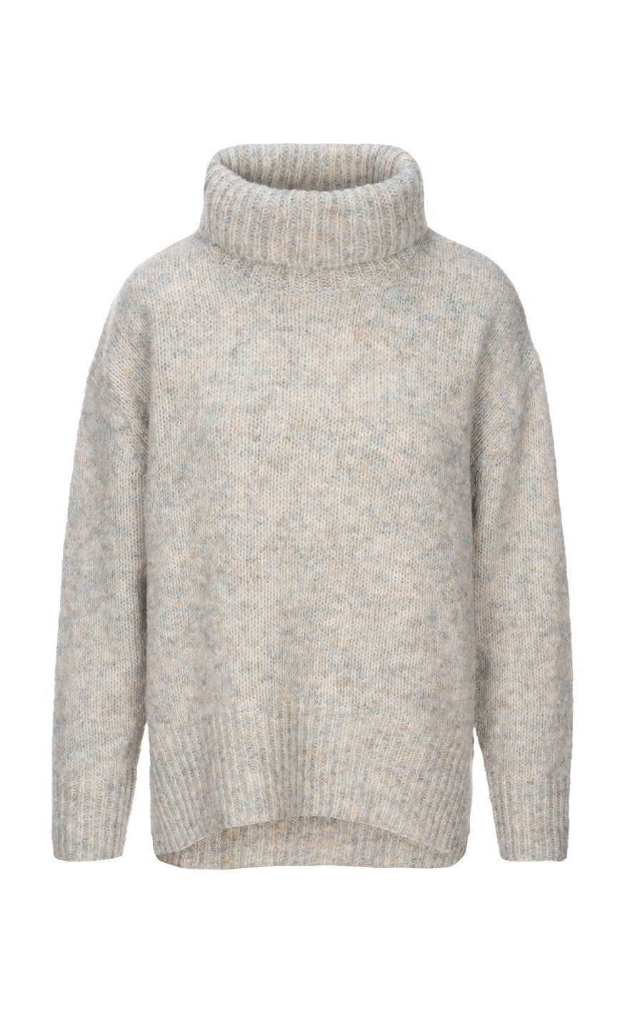 Luxzuz Genser - Kathy - Light Grey Melange