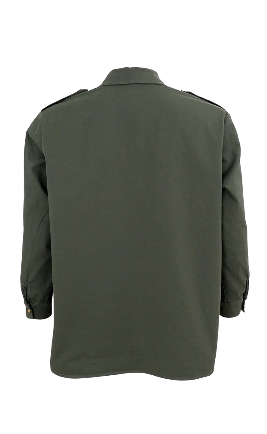 Black Colour Jakke - Canvas Oversize - Army