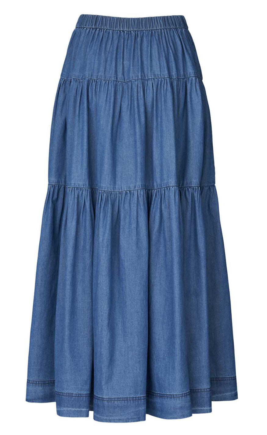 Lollys Laundry Skjørt  - Sunset - Blue