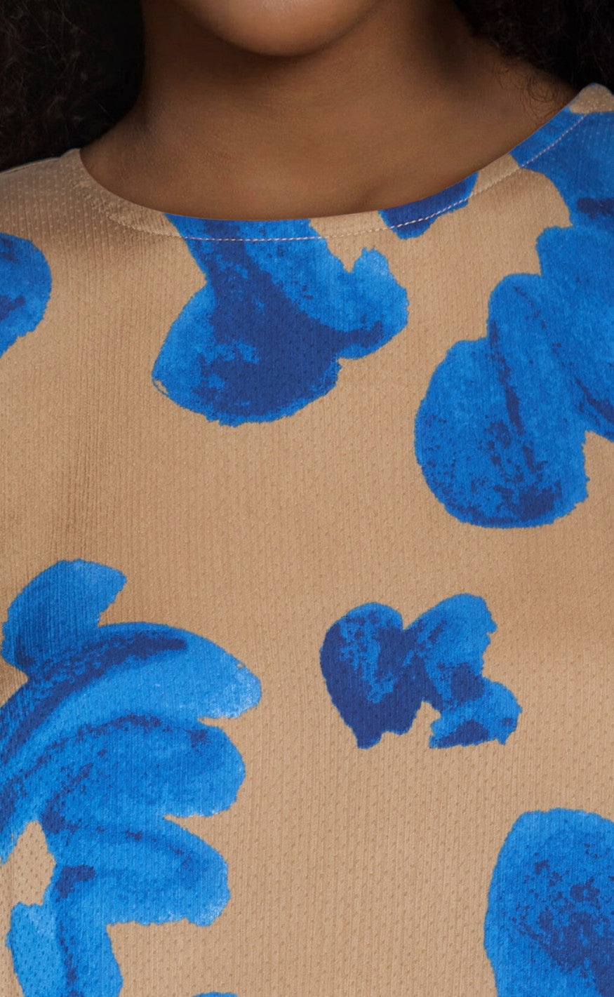 Love & Divine Bluse - Love738-13 - Sand/Blue
