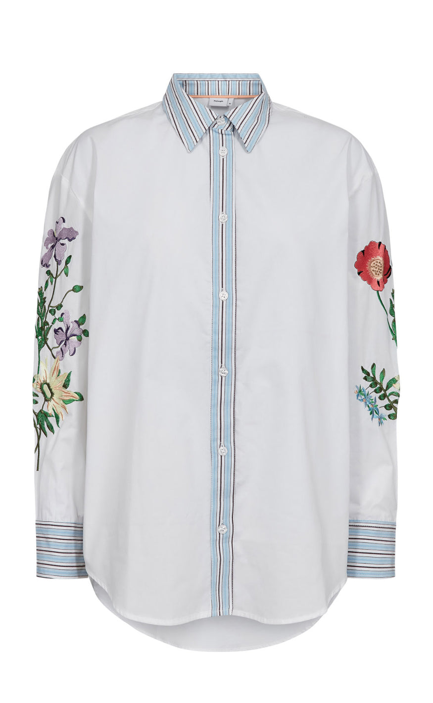 Nümph Skjorte - Florinda - Bright White