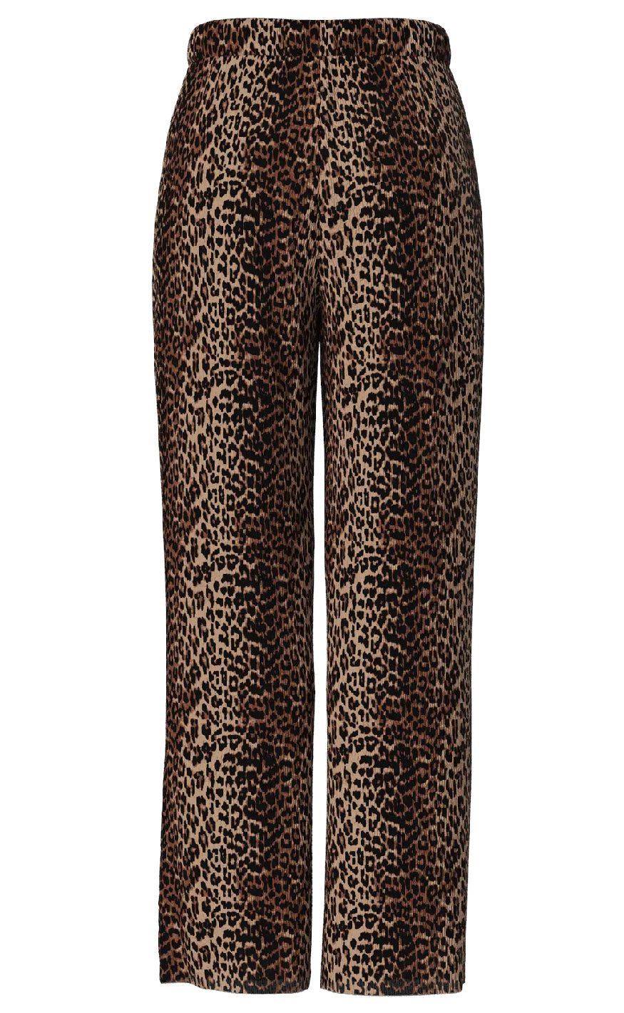 Pieces Bukser - Flora - Black Leo