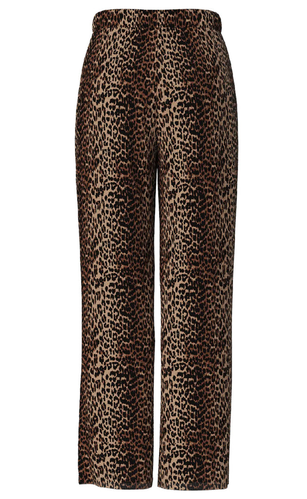 Pieces Bukser - Flora - Black Leo