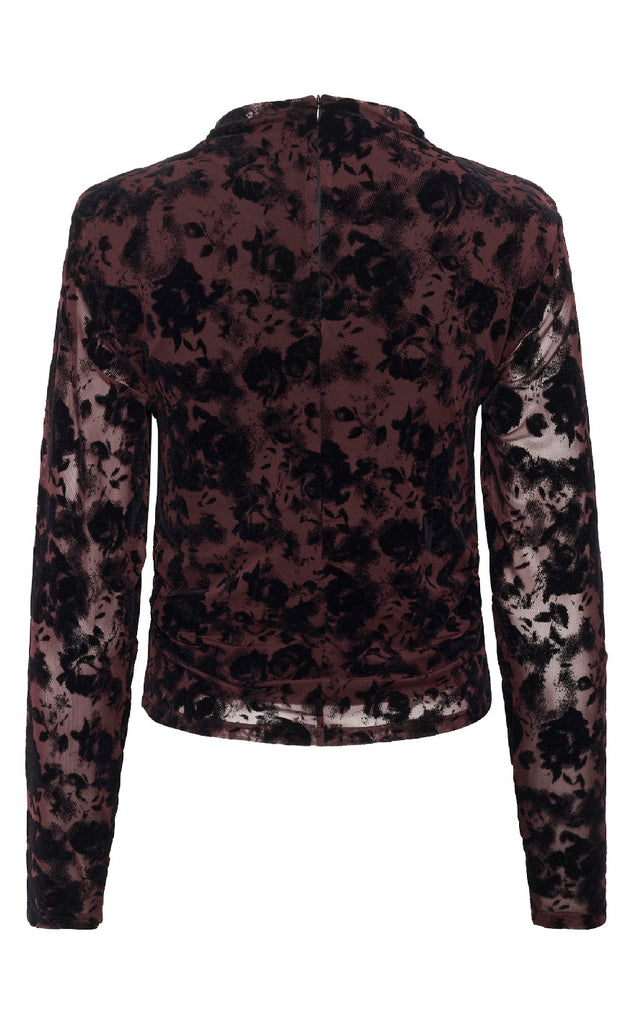 Gestuz Bluse - Flora - Aronia / Black