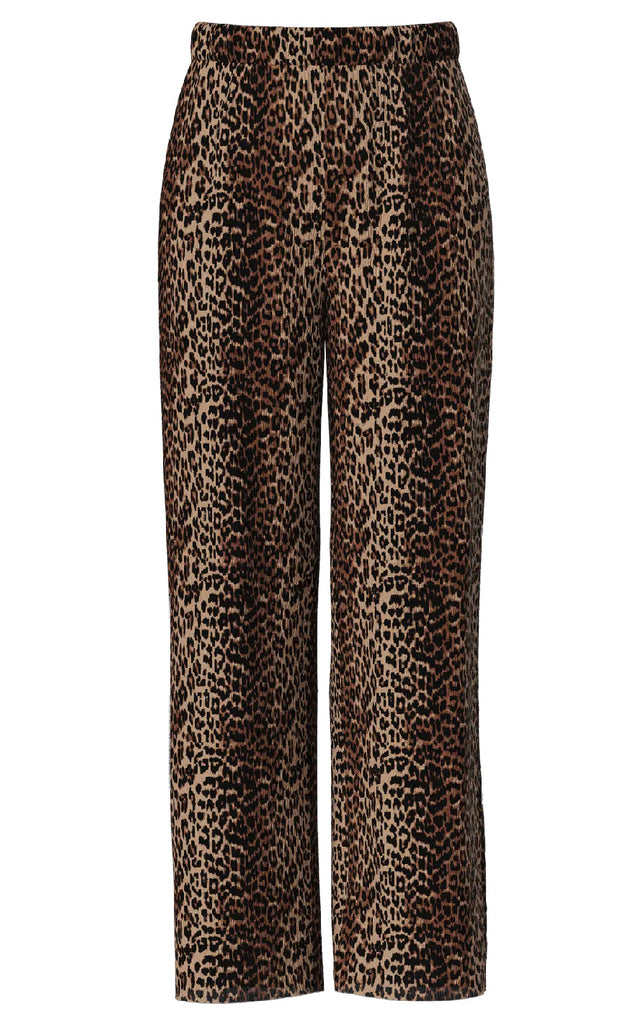 Pieces Bukser - Flora - Black Leo