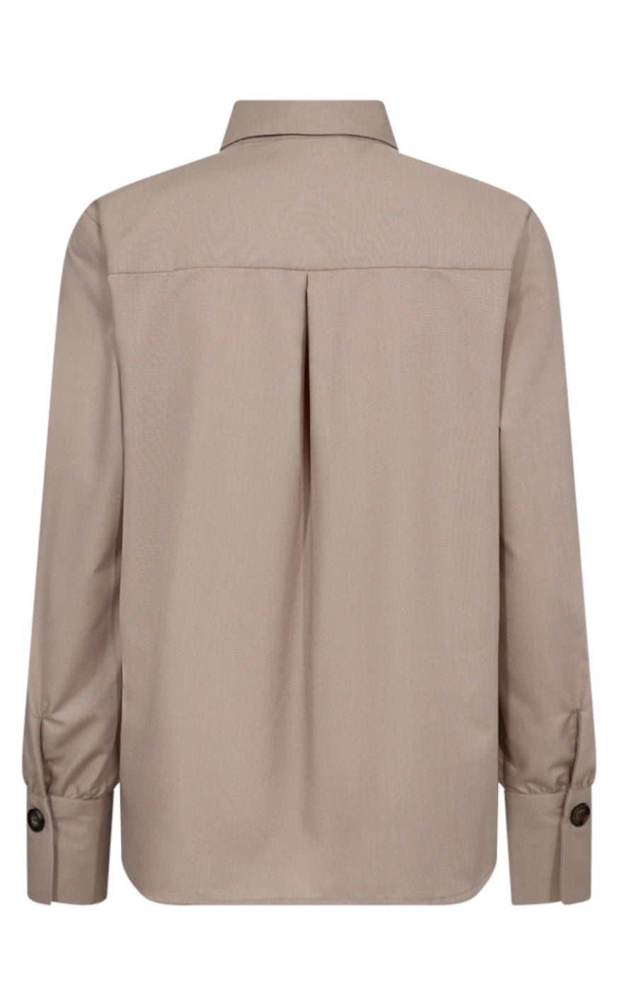 Freequent Skjorte - Flynn - Simply Taupe