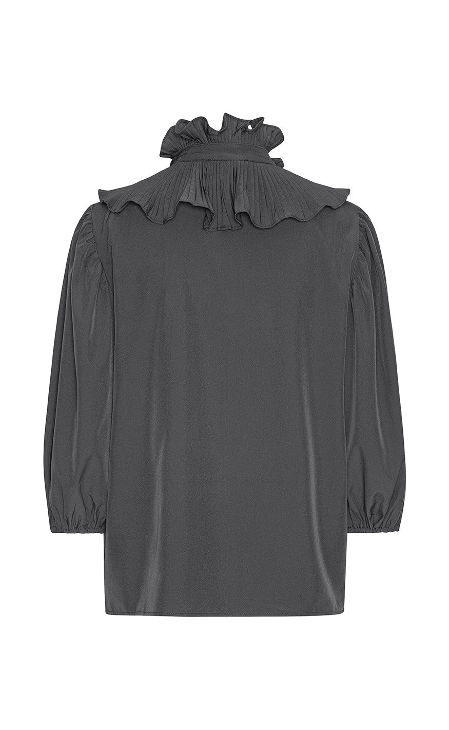 Continue Bluse - Pernille 3/4 Sleeve - Dark Grey