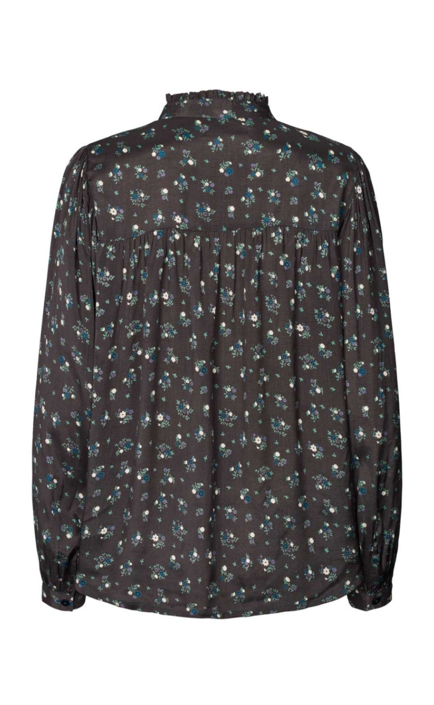 Lollys Laundry Skjorte - Cara - Washed Black