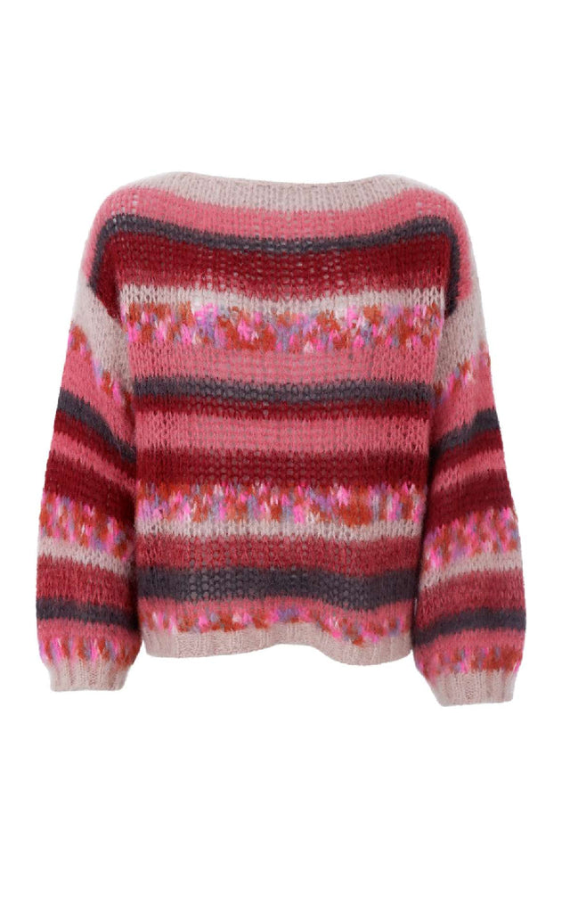 Black Colour Genser - Fontana - Berry