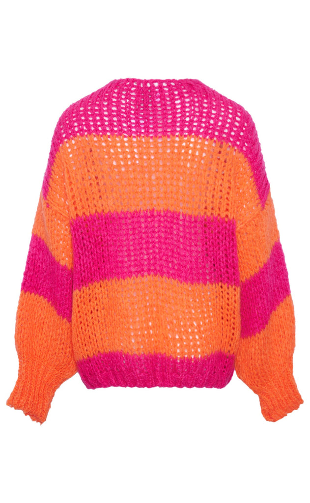 Noella Cardigan - Jagger - Orabel Pink Stripe