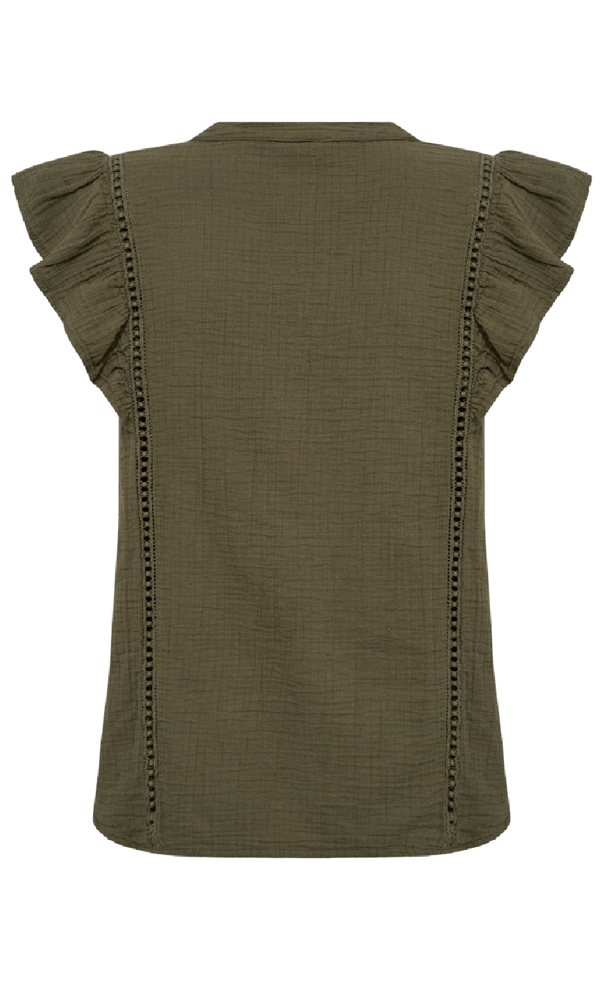 Freequent Bluse - Uline - Deep Lichen Green