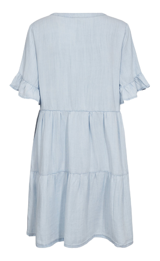 Freequent Kjole - Renna - Light Blue Denim