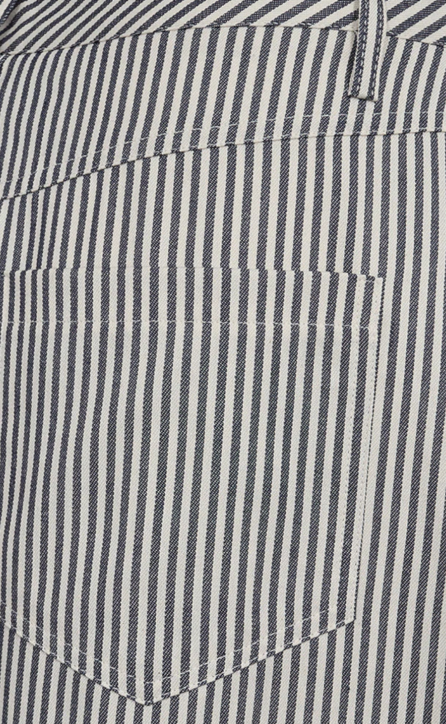 Freequent Skjørt - Mella - Medieval Blue W. Off White