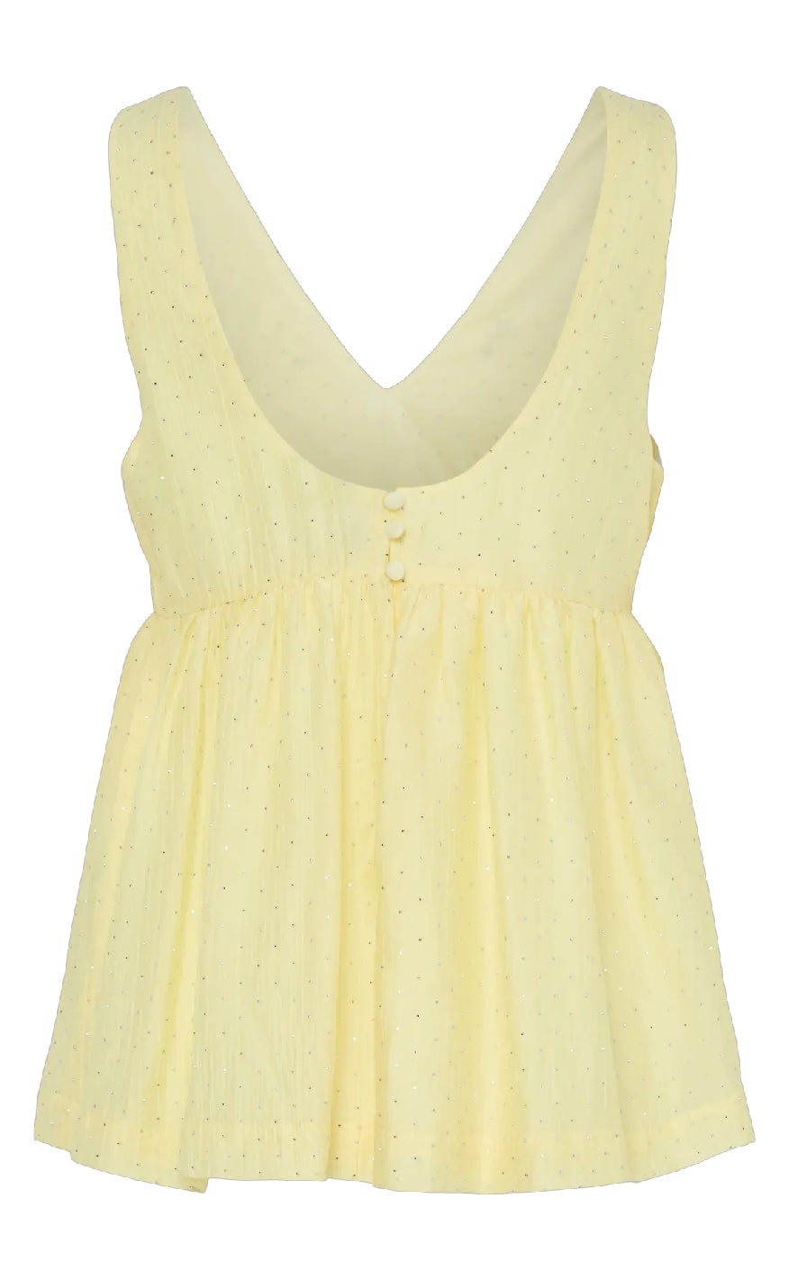Pieces Topp - Falina - French Vanilla