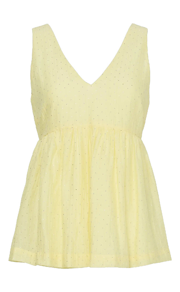 Pieces Topp - Falina - French Vanilla