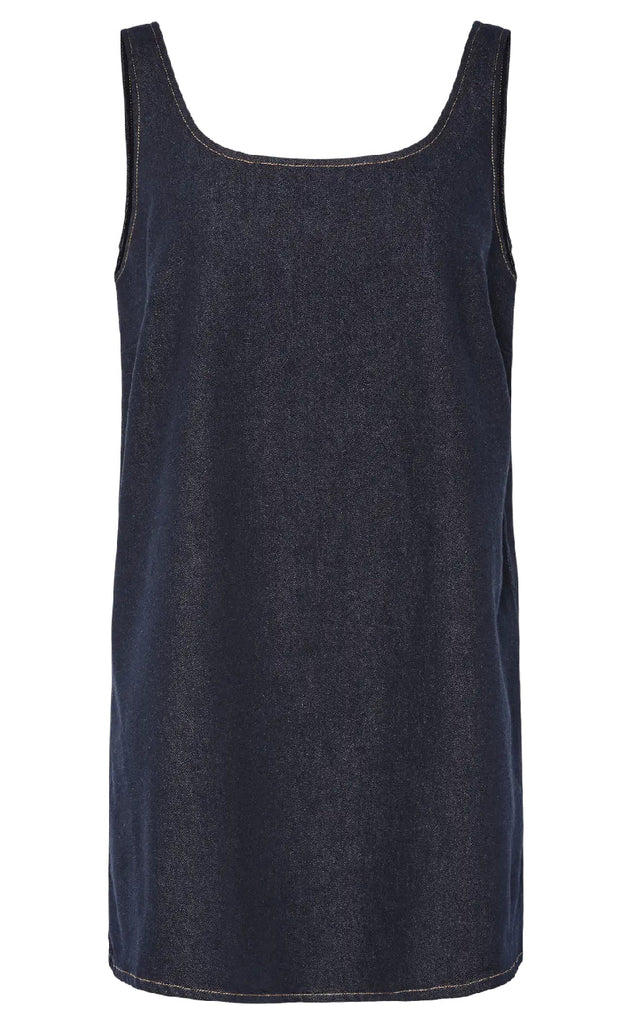 Pieces Kjole - Franna - Dark Blue Denim