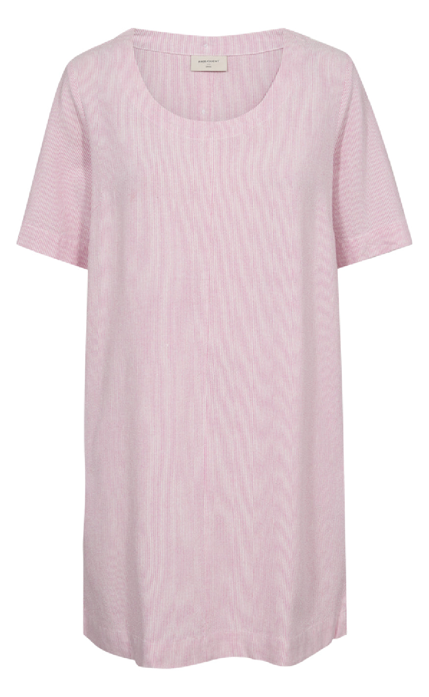 Freequent Kjole - Lava 206288 - Off-white w. Fuchsia Pink