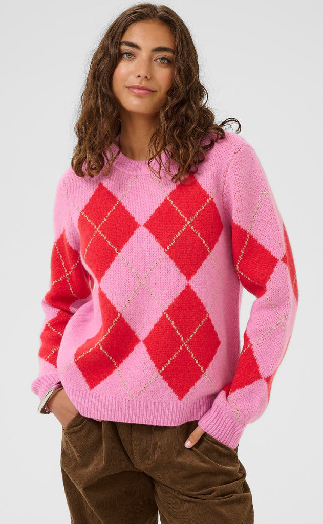 Culture GenserGenser - Harlekin Katrina - Fuchsia Pink Melange