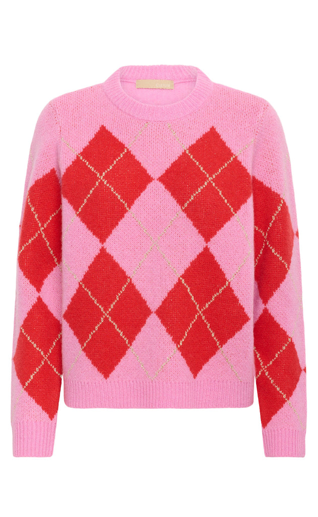 Culture GenserGenser - Harlekin Katrina - Fuchsia Pink Melange