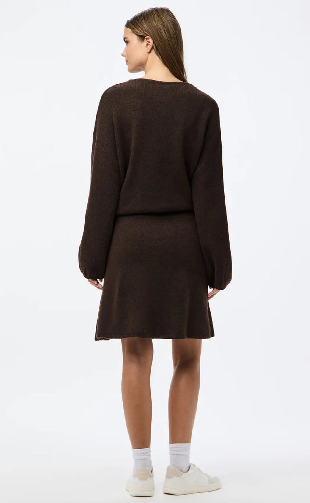 Pieces Skjørt - Junna - Hot Fudge