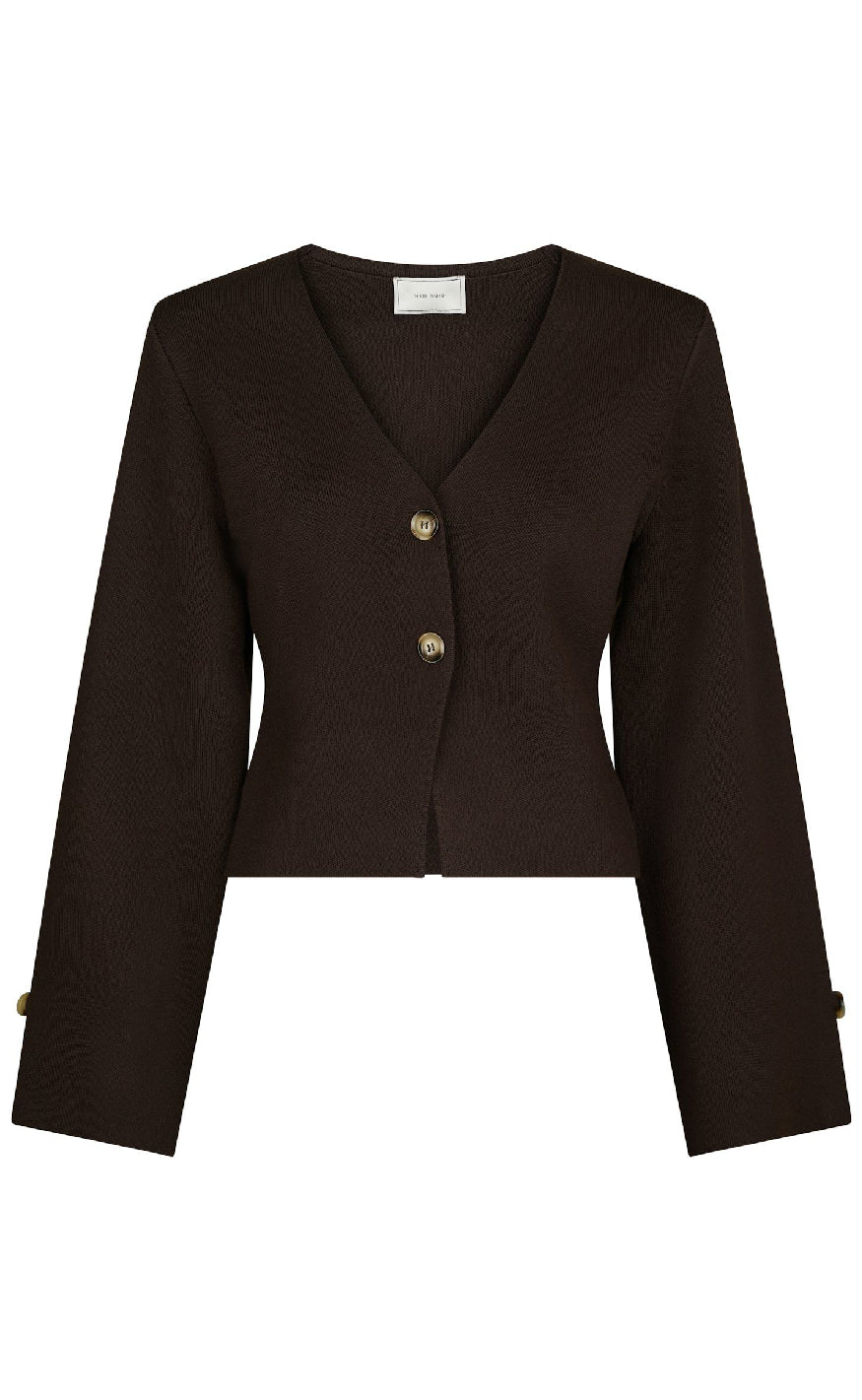 Neo Noir Bluse - Fulvia - Dark Brown