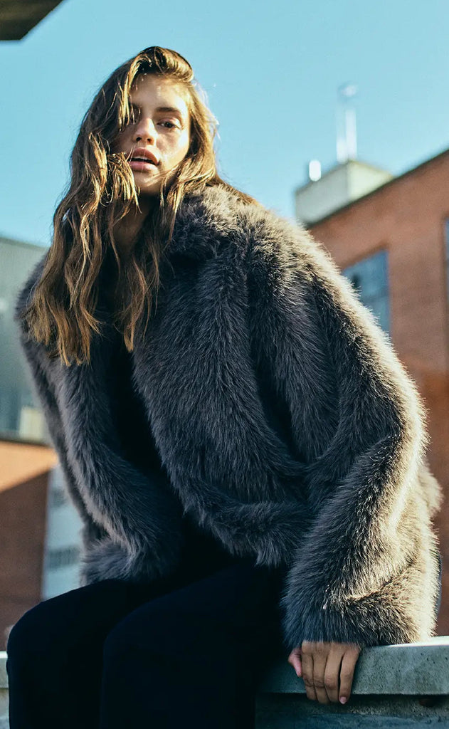 Noisy May Jakke - Evie - Charcoal Gray