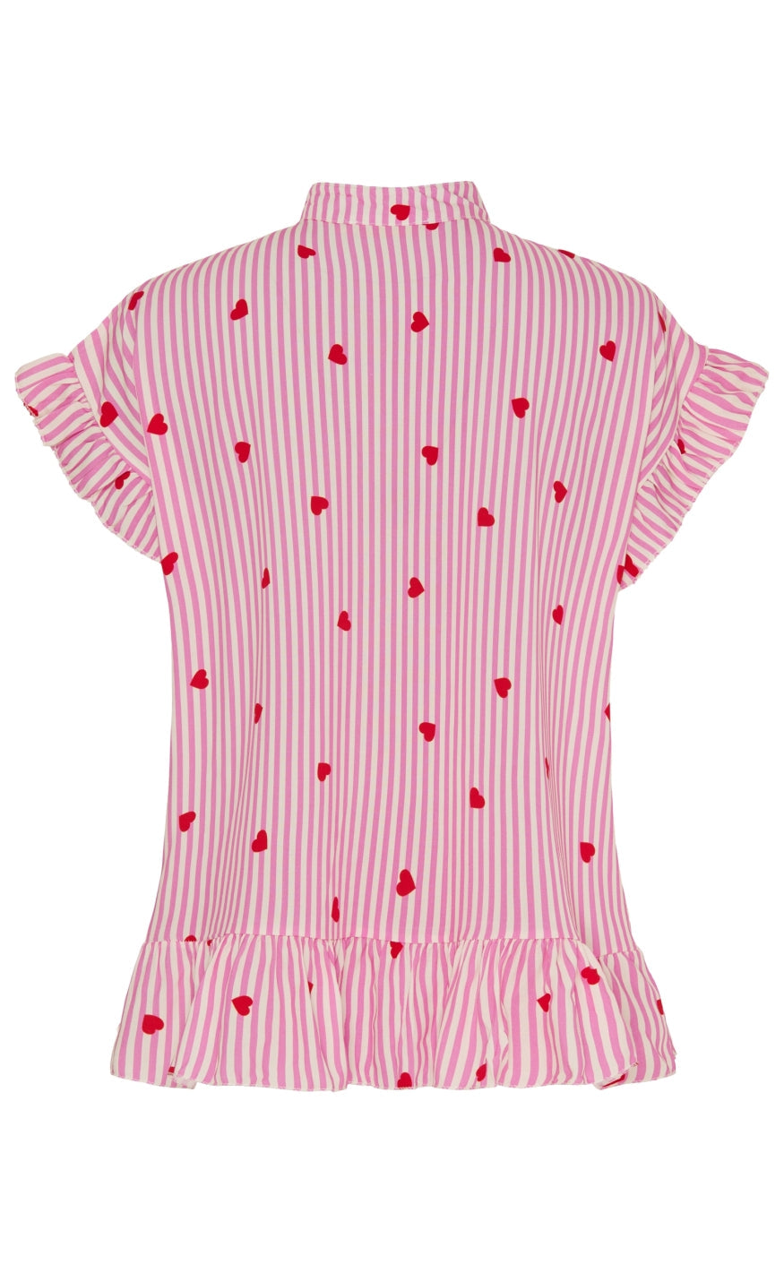 Marta Du Chateau Bluse - 5805 Cila - Fuxia Heart
