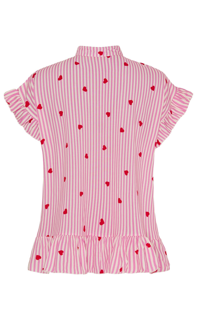 Marta Du Chateau Bluse - 5805 Cila - Fuxia Heart