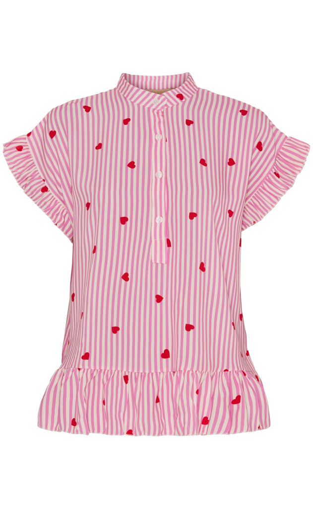 Marta Du Chateau Bluse - 5805 Cila - Fuxia Heart