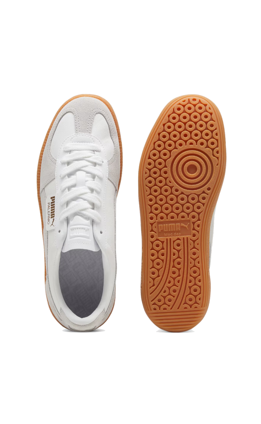 Puma Sneakers - Palermo - White-Glacial Gray-Gum
