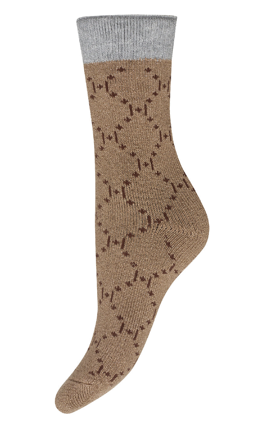 Hype The Detail Strømper - 37345-75 - Sand