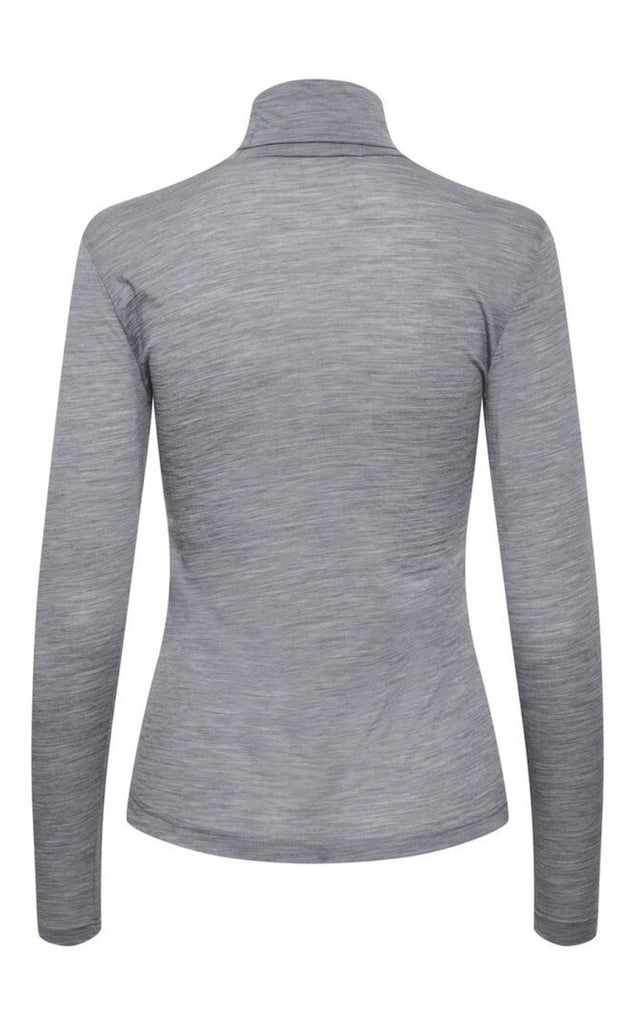Gestuz Bluse - Ninia - Grey Melange