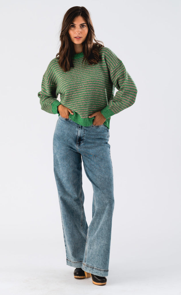 Lollys Laundry Jumper - Terry- Green