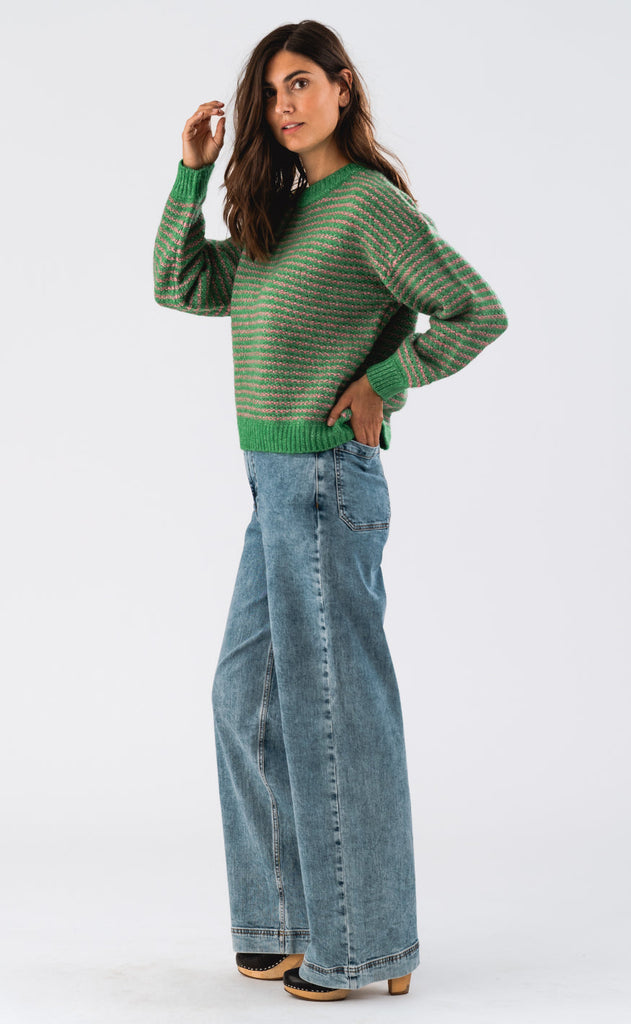 Lollys Laundry Jumper - Terry- Green