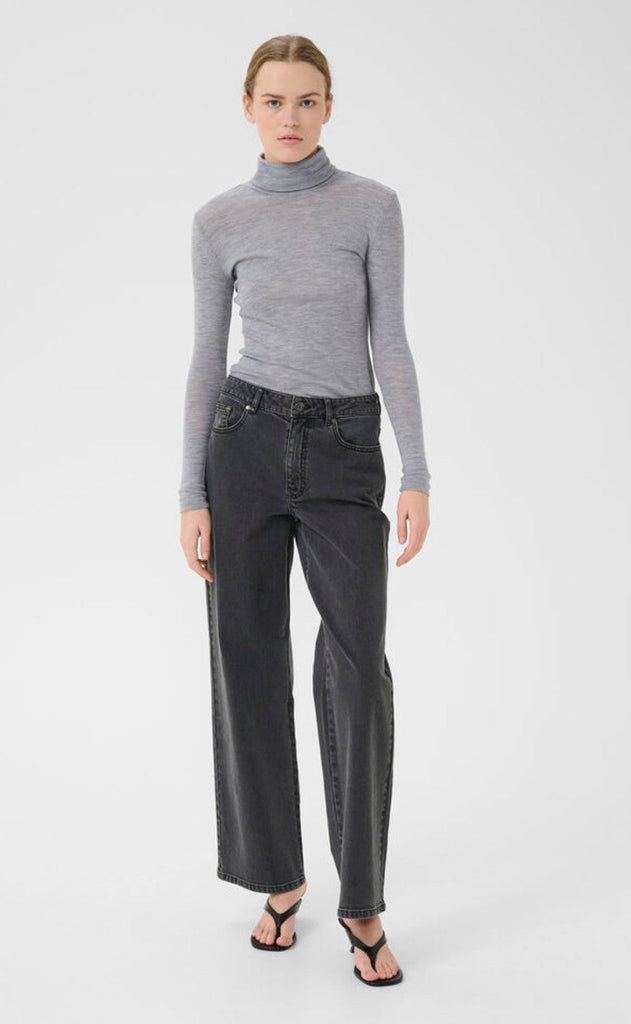 Gestuz Bluse - Ninia - Grey Melange