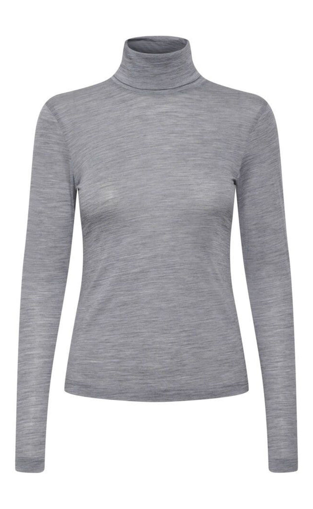 Gestuz Bluse - Ninia - Grey Melange