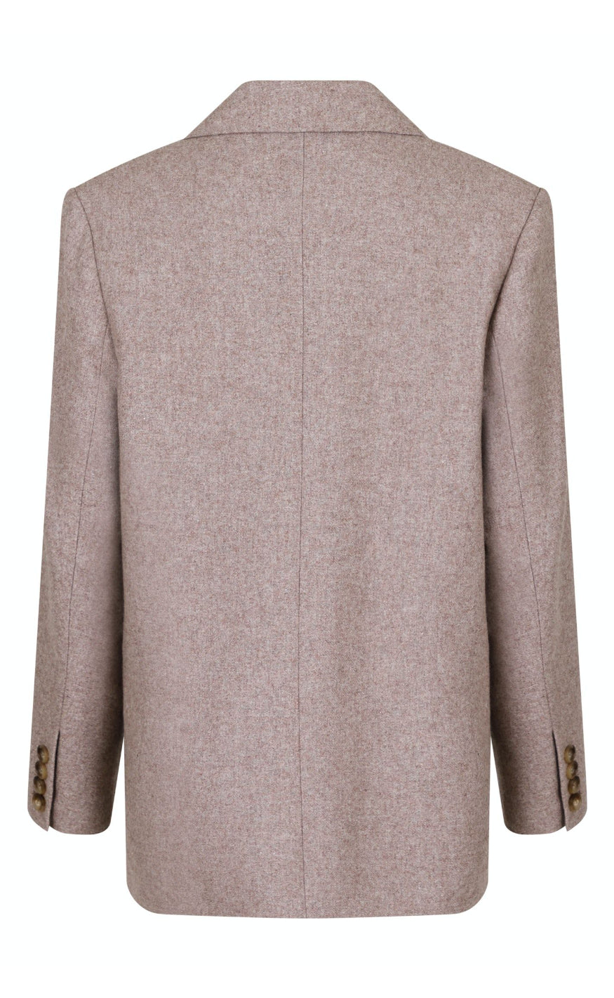 Neo Noir Blazer - Gaby Structure - Sand Melange