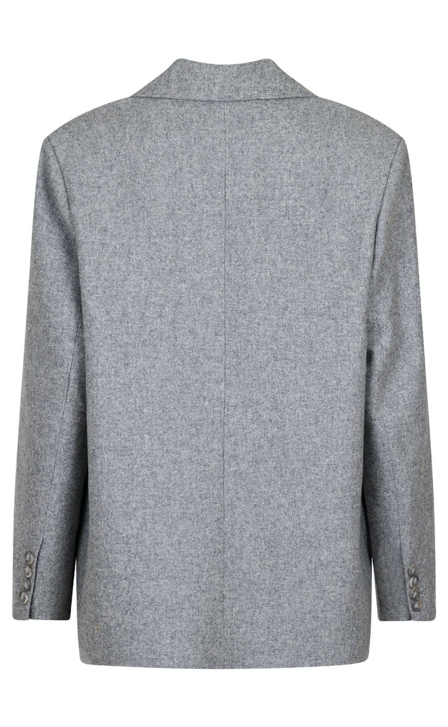 Neo Noir Blazer - Gaby Structure - Grey/Melange