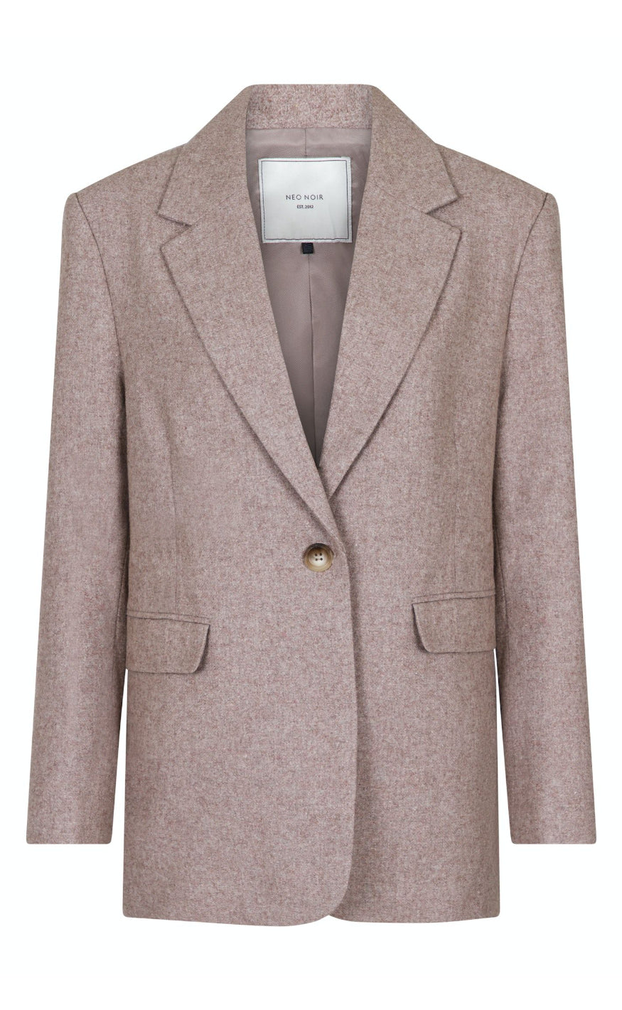 Neo Noir Blazer - Gaby Structure - Sand Melange