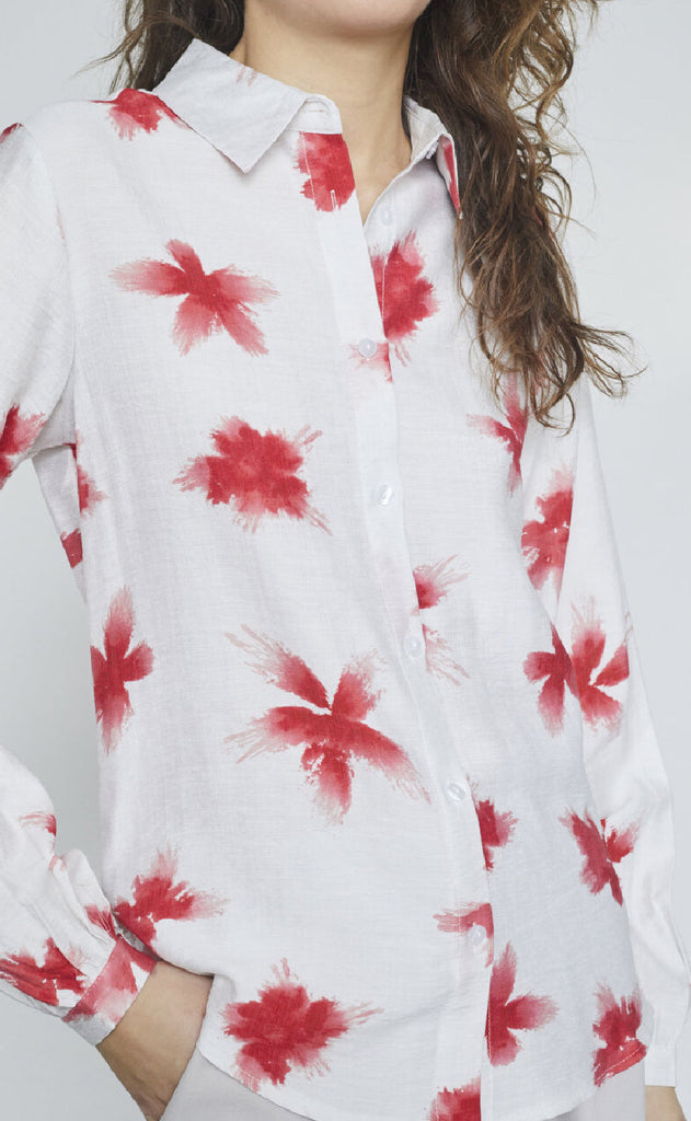 Sisters Point Skjorte - Gada - Cream/Red