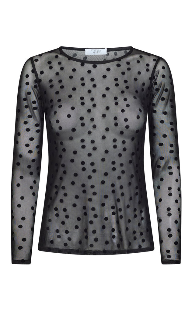 Sisters Point Bluse - New Gani-23 - Black Dot