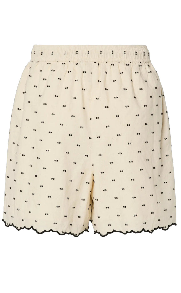 YAS Shorts - Dobby - Gardenia