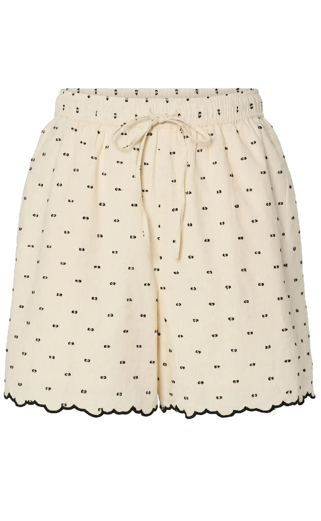YAS Shorts - Dobby - Gardenia